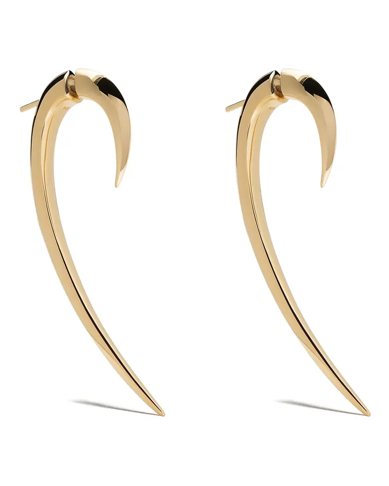 Shaun Leane Große Ohrringe im Haken-Design - Gold Gold