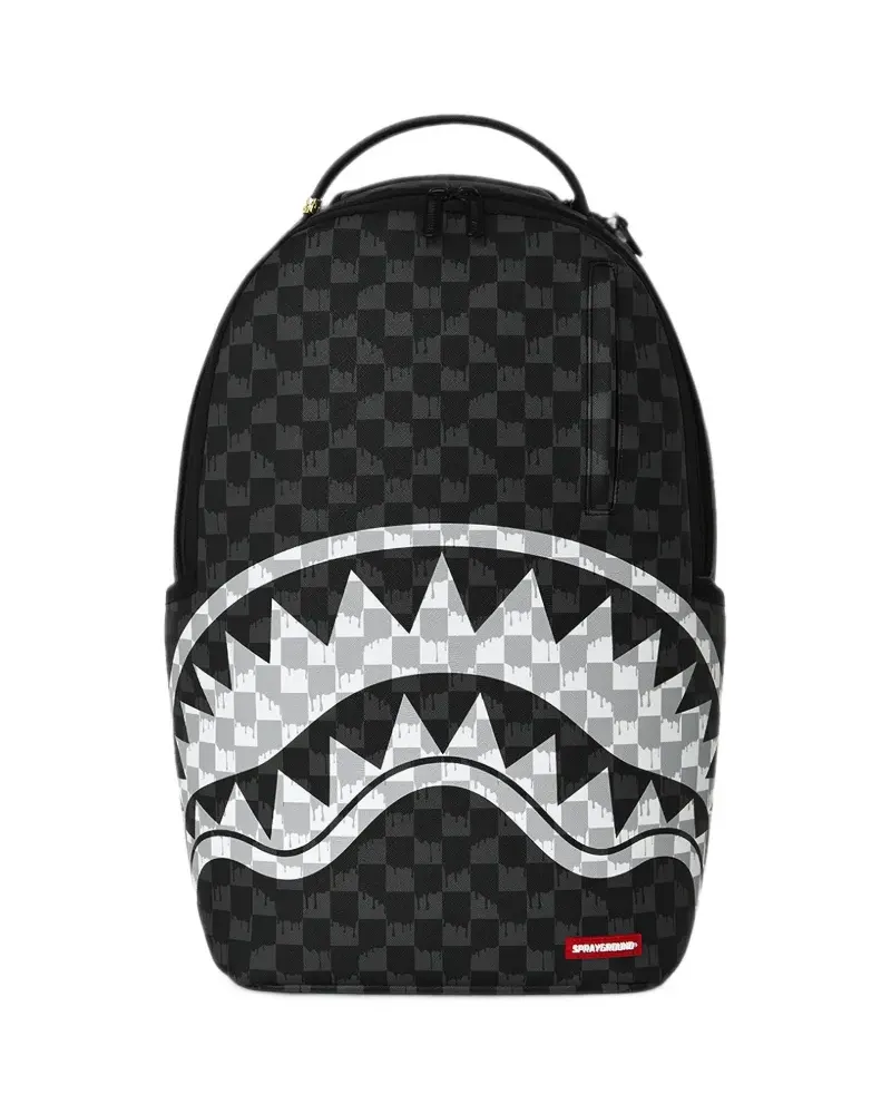 Sprayground Noir Fang check backpack - Schwarz Schwarz
