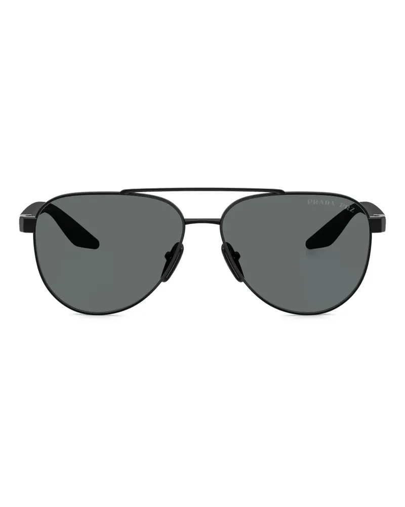 Prada Getönte Pilotenbrille - Schwarz Schwarz