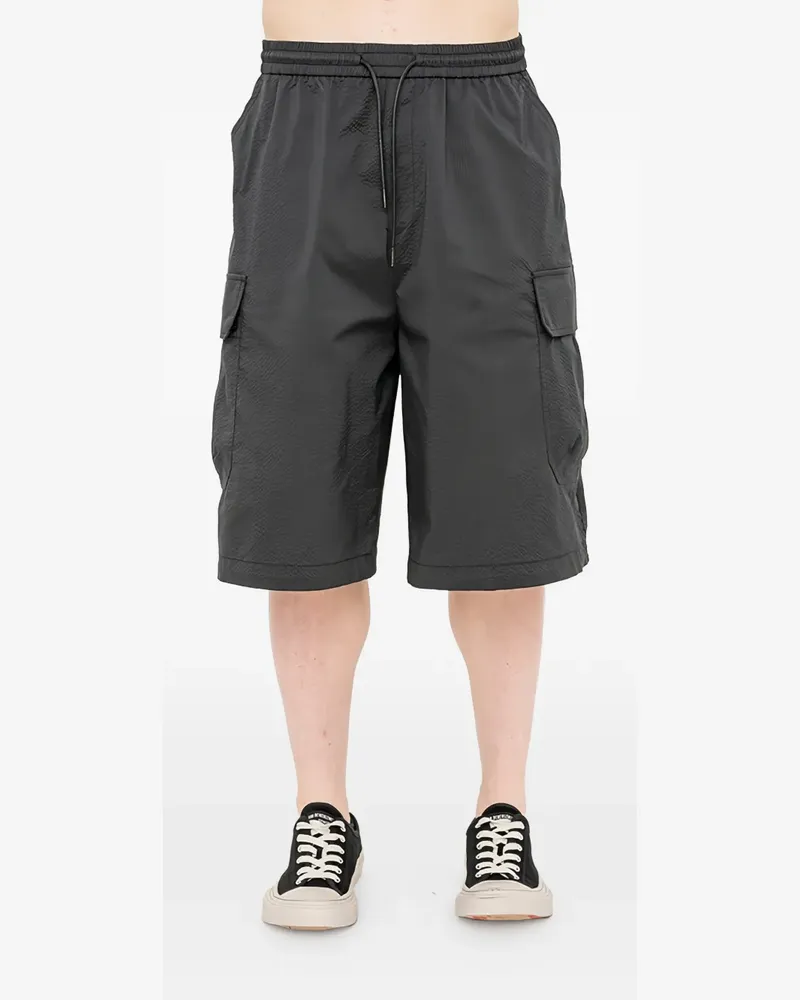 JUUN.J textured cargo shorts - Grau Grau