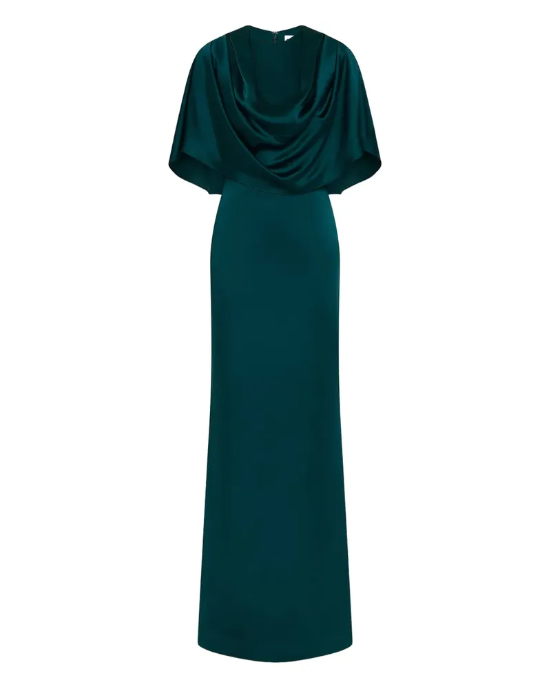 Rebecca Vallance Ellerie Maxikleid mit Cape-Detail - Grün Grün