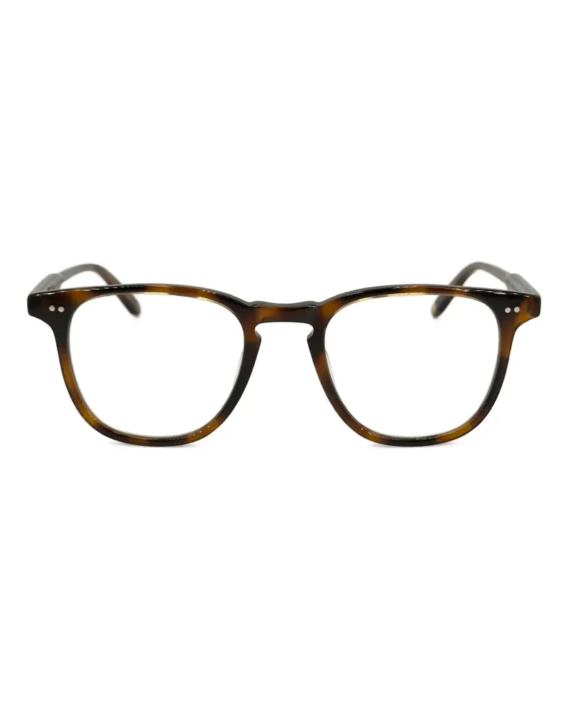 Garrett Leight Brille mit eckigem Gestell - Braun Braun