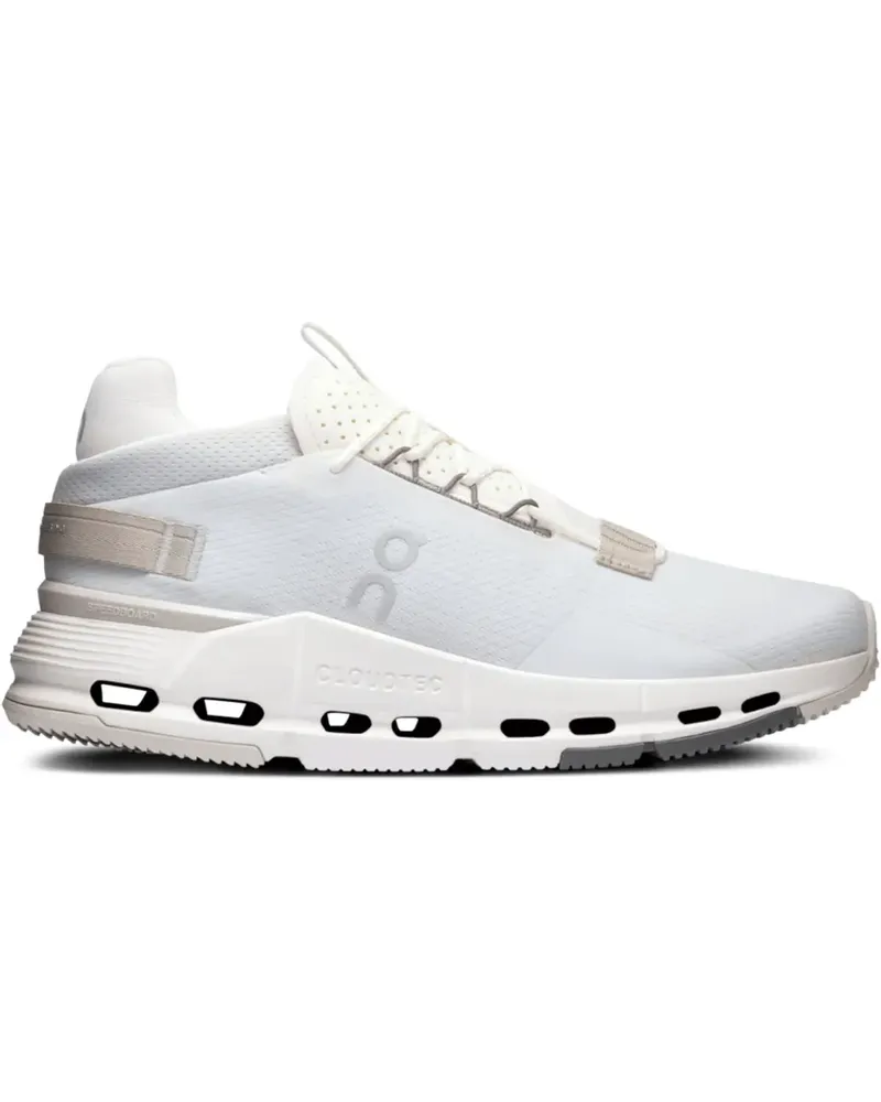 ON Cloudnova 2 "Ice/Sand" Sneakers - Weiß Weiß