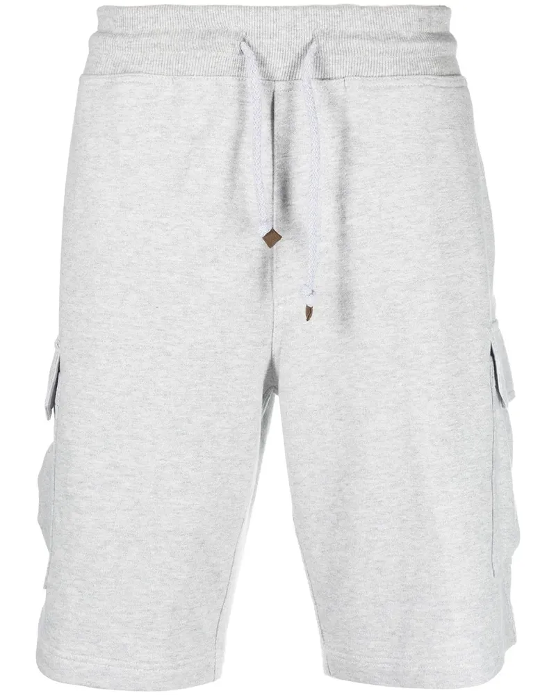 Brunello Cucinelli Bermudas mit Kordelzug - Grau Grau