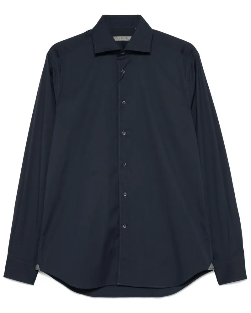 Corneliani Hemd mit klassischem Kragen - Blau Blau