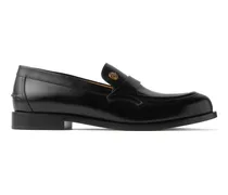 Manu leather loafers - Schwarz
