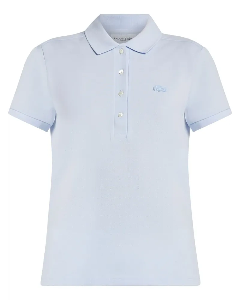 Lacoste Poloshirt mit Logo-Applikation - Blau Blau