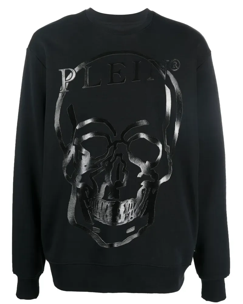 Philipp Plein Sweatshirt mit Totenkopf-Print - Schwarz Schwarz
