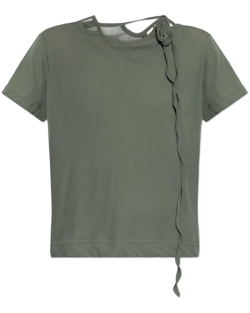 Yohji Yamamoto Klassisches T-Shirt - Grün Grün