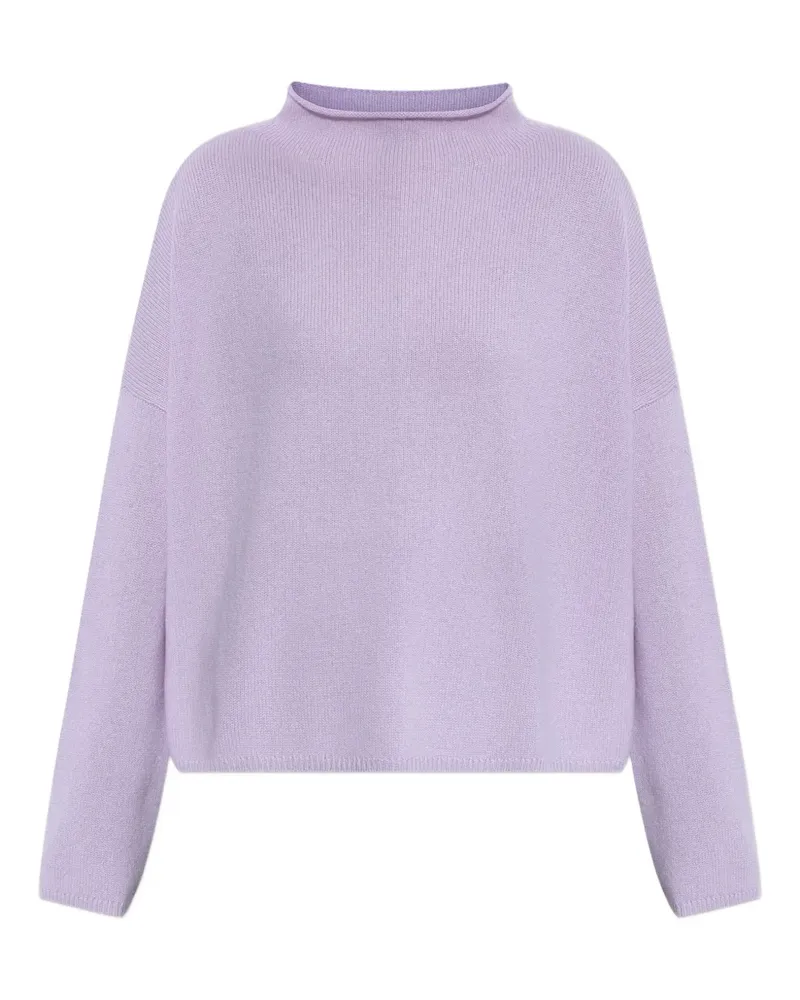 Lisa Yang Pullover mit Stehkragen - Violett Violett