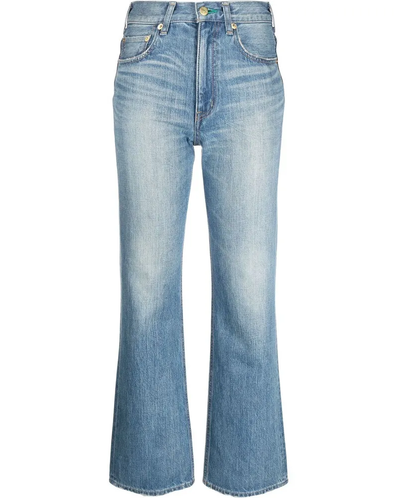 Tu Es Mon Trésor Schmale Jeans - Blau Blau