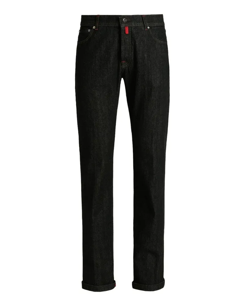 Kiton Five-Pocket-Jeans - Schwarz Schwarz