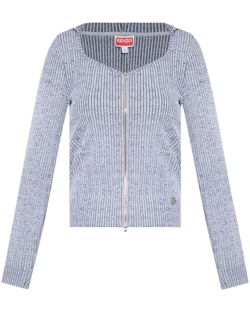 Kenzo Geripptes Top - Grau Grau