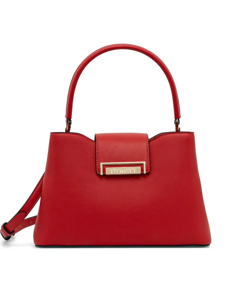 Twin-Set Tote Bag mit Logo - Rot Rot