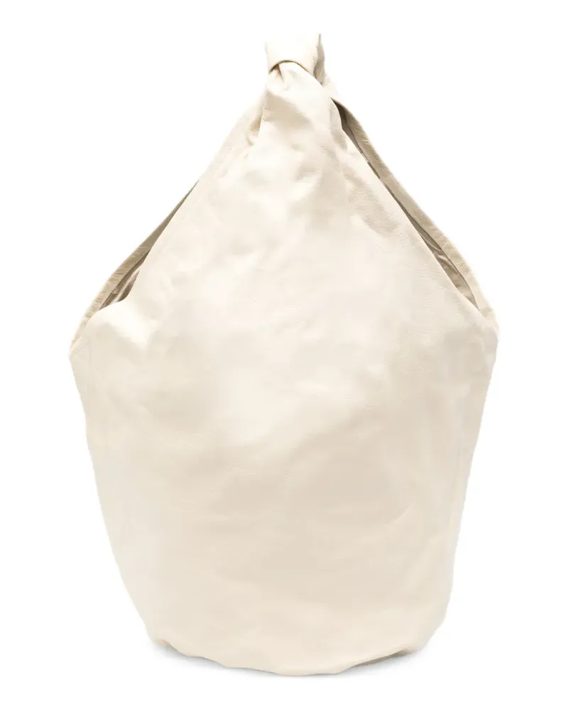 Our Legacy Drip Schultertasche mit Knoten - Nude Nude