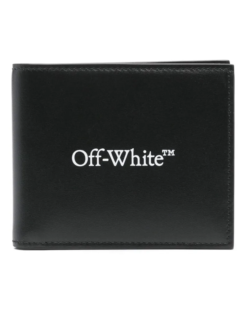 OFF-WHITE Portemonnaie mit Logo-Stempel - Schwarz Schwarz