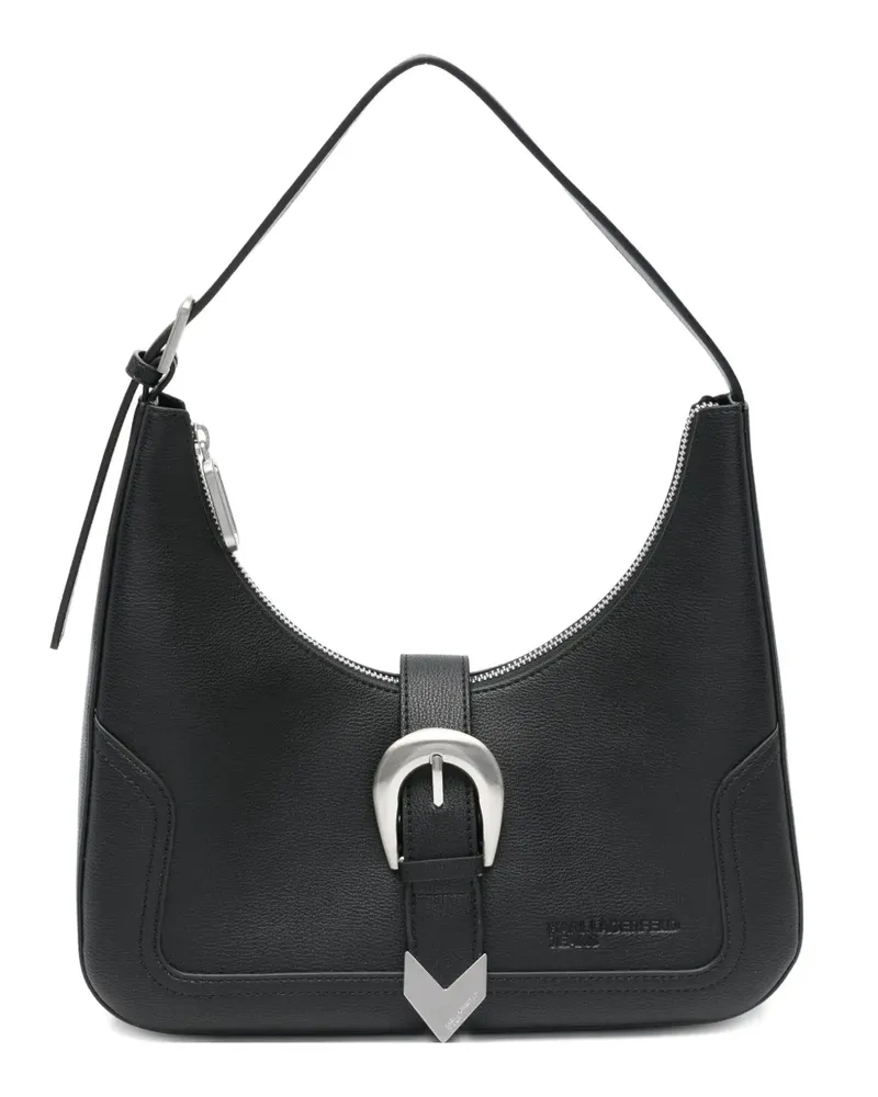 Karl Lagerfeld Schultertasche mit Schnallendetail - Schwarz Schwarz