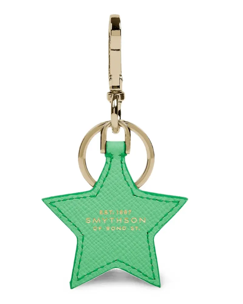 Smythson Star keyring - Grün Grün
