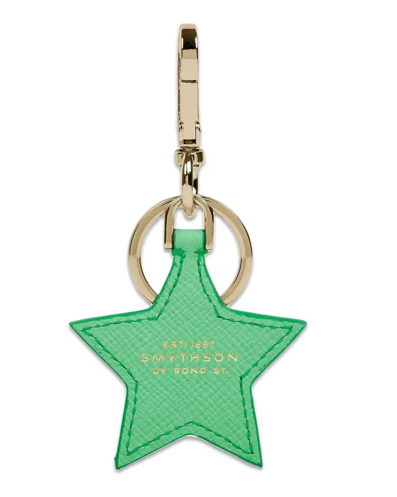 Smythson Star Schlüsselanhänger - Grün Grün