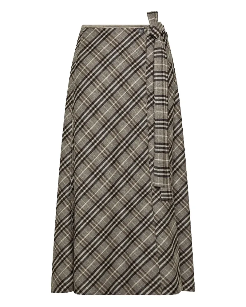 Seventy Karierter Rock - Braun Braun