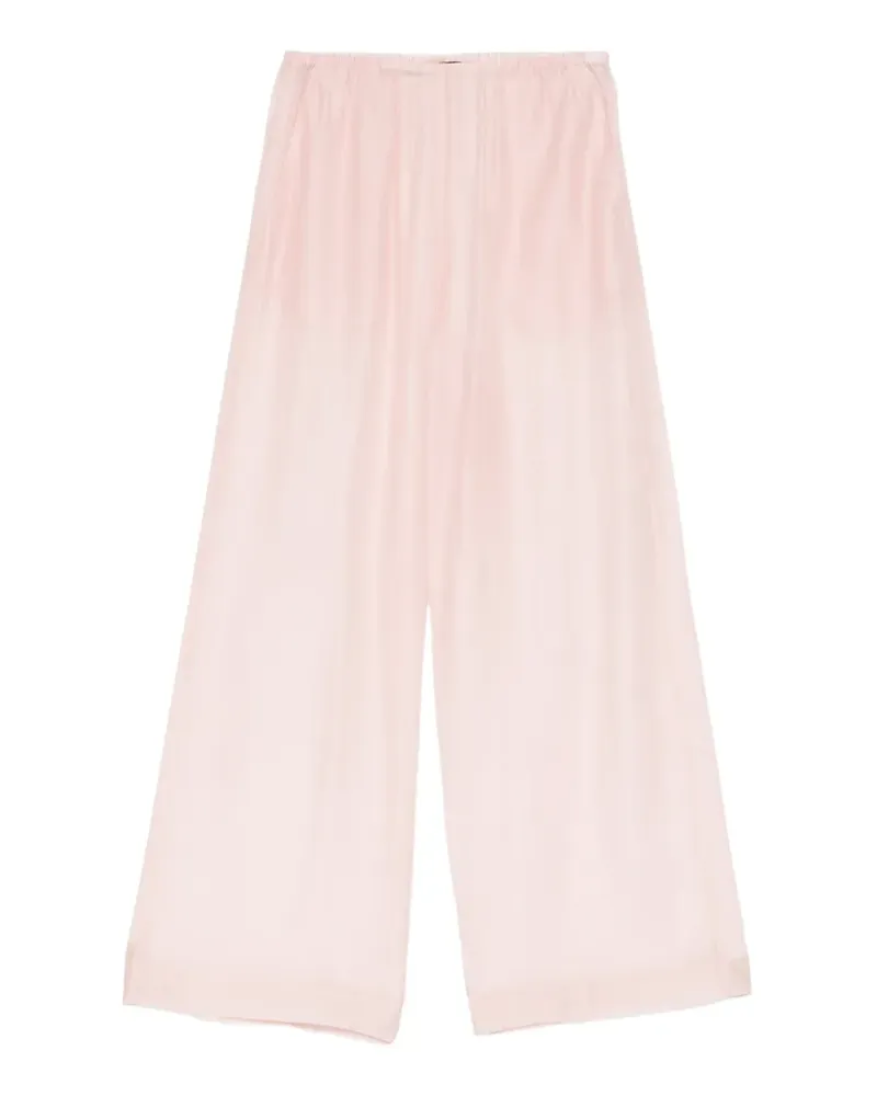 Cynthia Rowley Semi-transparente Salina Hose - Rosa Rosa