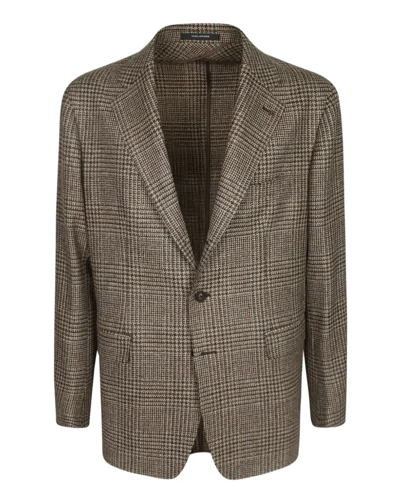 Tagliatore prince-of-wales check blazer - Braun Braun