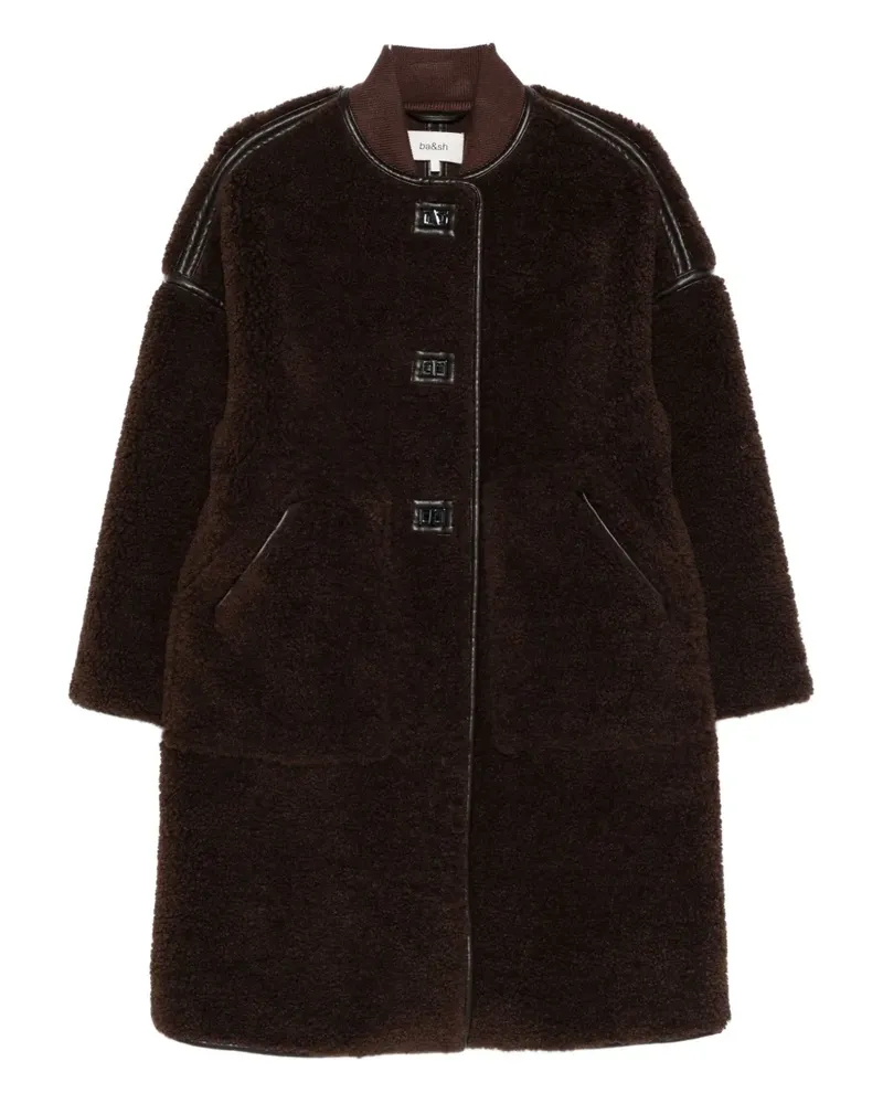 ba&sh Millie Mantel mit Knopfverschluss - Braun Braun