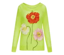 Painted Poppies Pullover