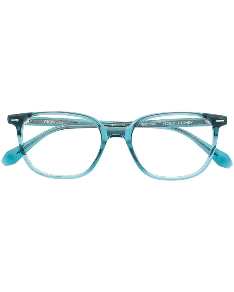 GIGI STUDIOS Brille mit eckigem Gestell - Blau Blau