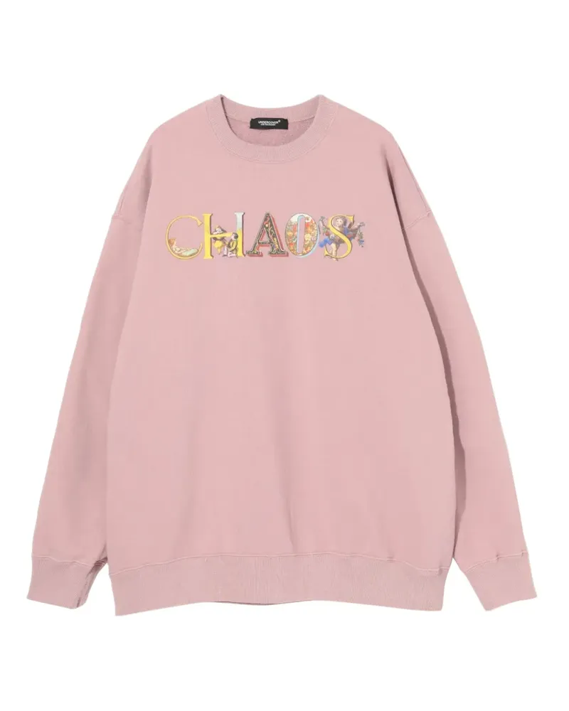 Undercover Pullover mit Chaos-Print - Rosa Rosa