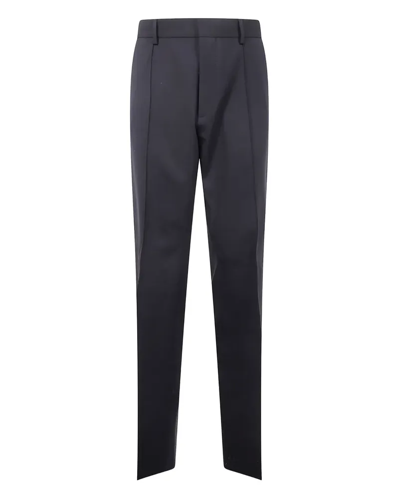 Dsquared2 Wollhose mit Falten - Schwarz Schwarz
