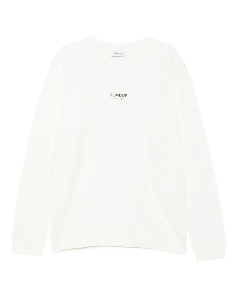 Dondup Sweatshirt mit Logo-Print - Weiß Weiß