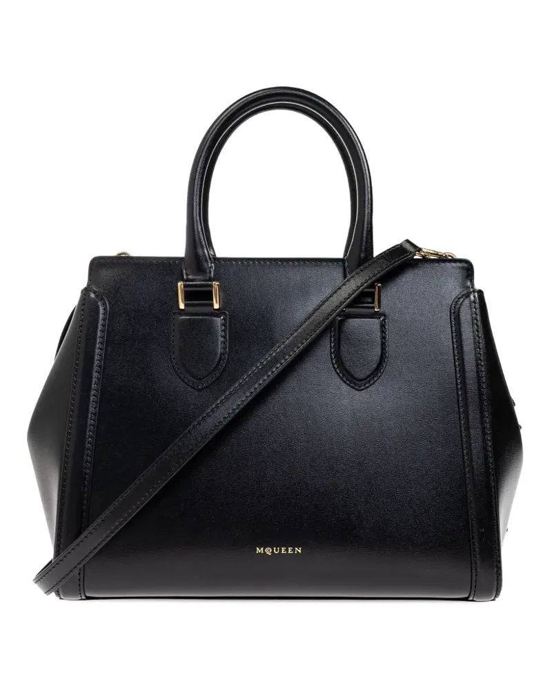Alexander McQueen Handtasche aus Leder - Schwarz Schwarz