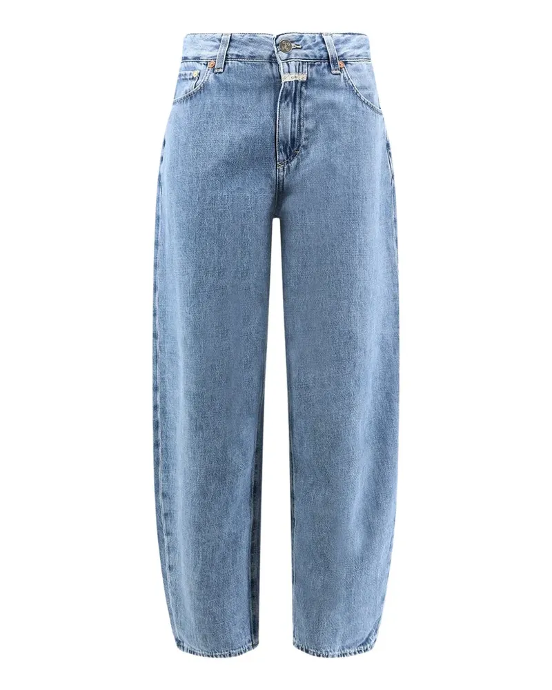 Closed Jazzie logo-patch jeans - Blau Blau