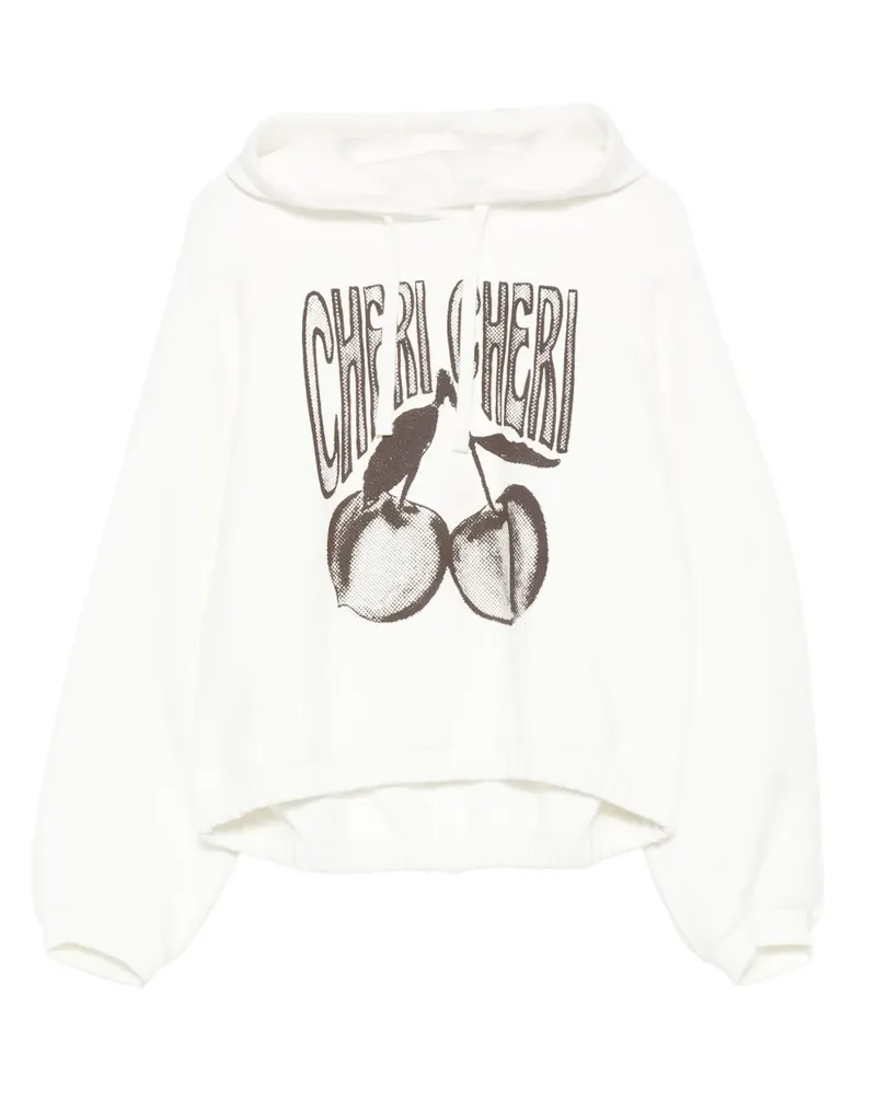 Dorothee Schumacher Kapuzenoberteil mit Kirschen-Print - Nude Nude