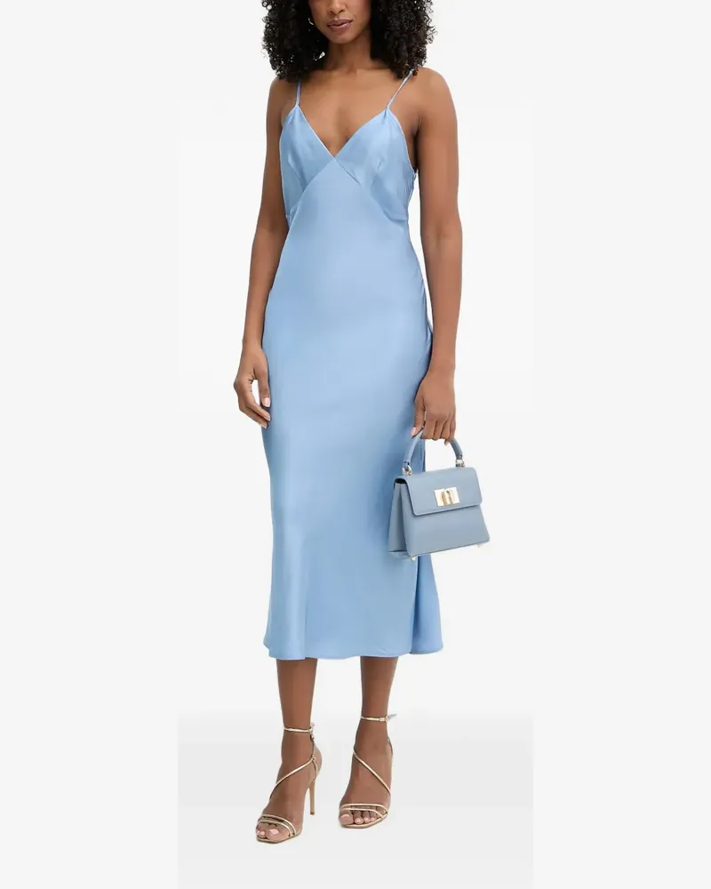 Silvian Heach Camisole-Kleid aus Satin - Blau Blau
