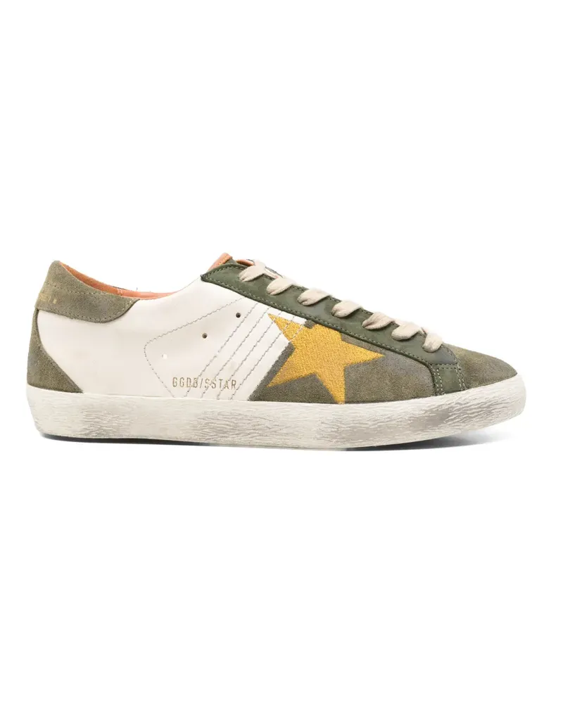 Golden Goose Super-Star distressed-effect sneakers - Grün Grün