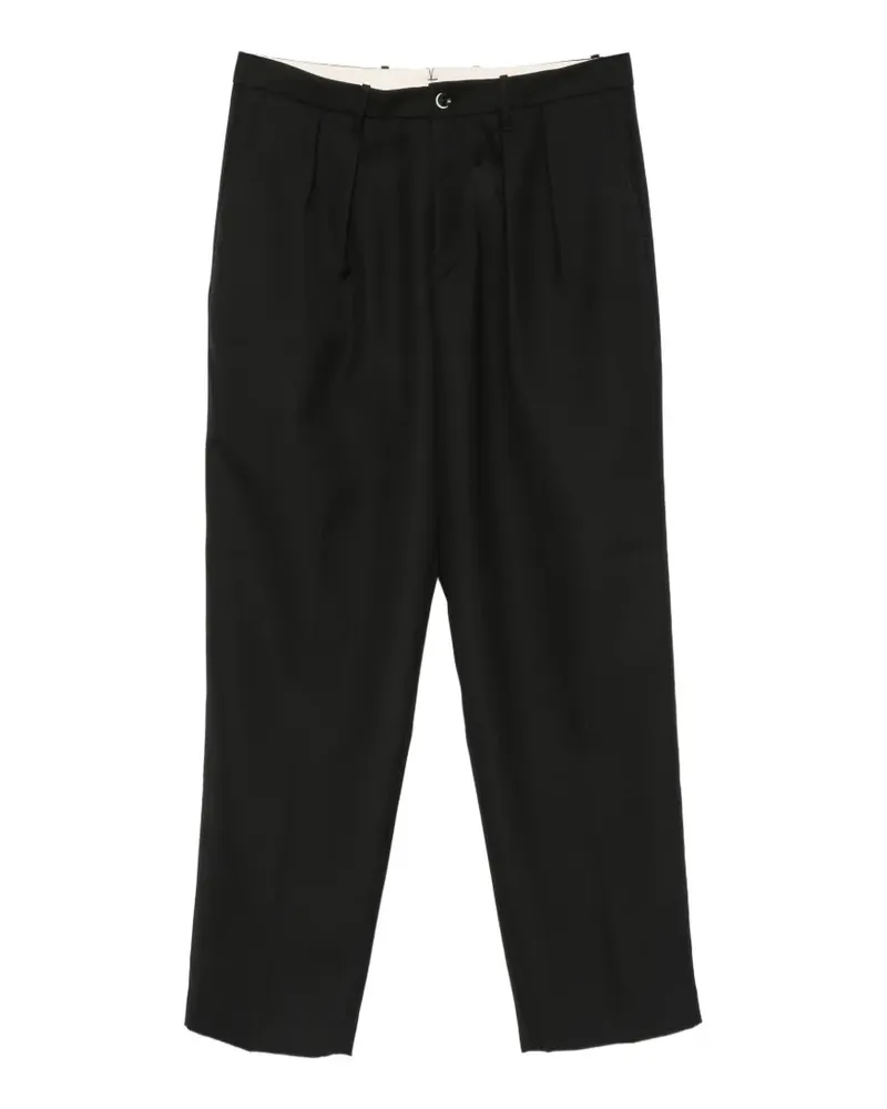 nine:inthe:morning Kai Hose mit Bundfalten - Schwarz Schwarz
