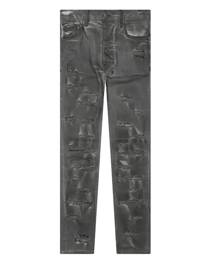 ksubi Chitch Oil Slick Repair Jeans - Schwarz Schwarz