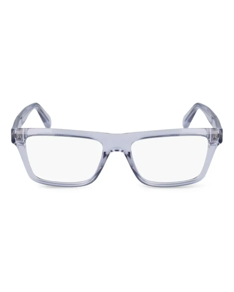 Ferragamo Brille mit eckigem Gestell - Grau Grau