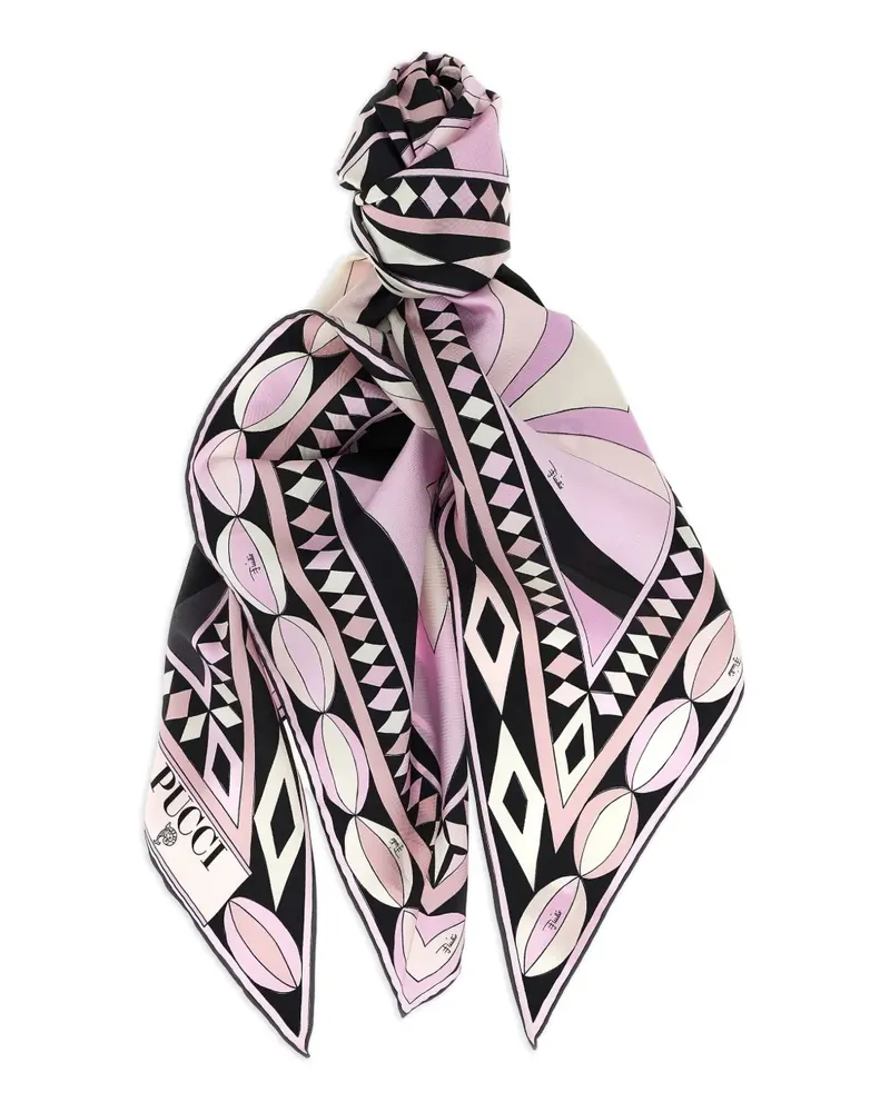 Emilio Pucci Schal mit Print - Rosa Rosa