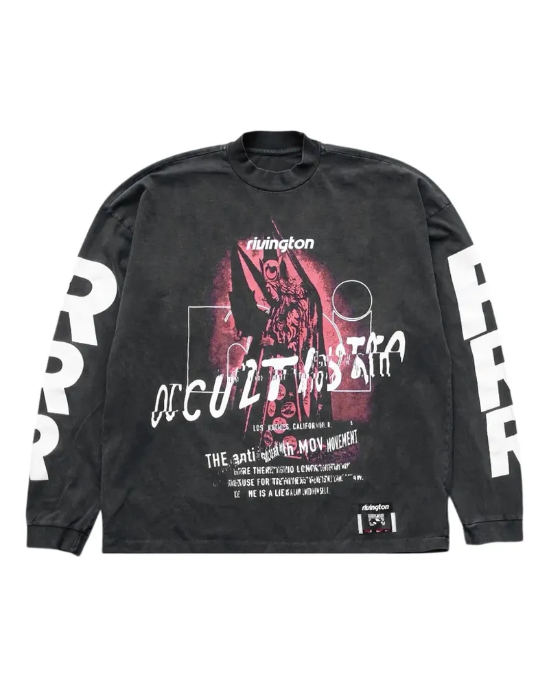 RRR123 Occultista long-sleeve T-shirt - Schwarz Schwarz