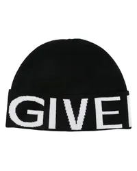 Givenchy Beanie mit Logo-Intarsie Schwarz