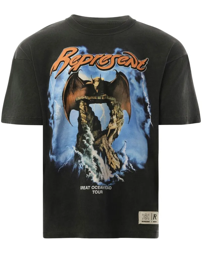 REPRESENT x Marais Great Ocean T-Shirt - Grau Grau