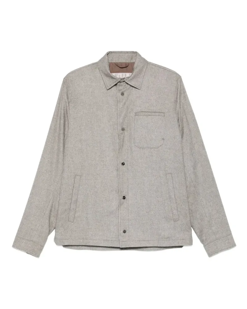 Herno Jacke mit aufgesetzter Tasche - Grau Grau