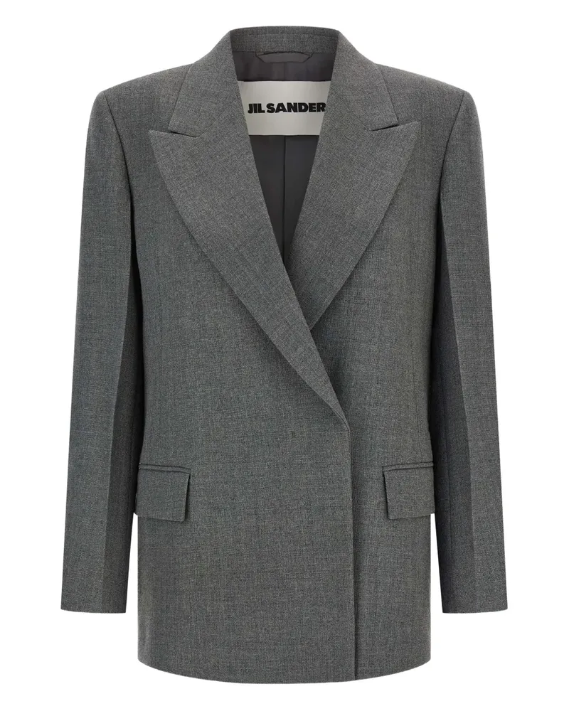 Jil Sander Sakko mit Klappentasche - Grau Grau