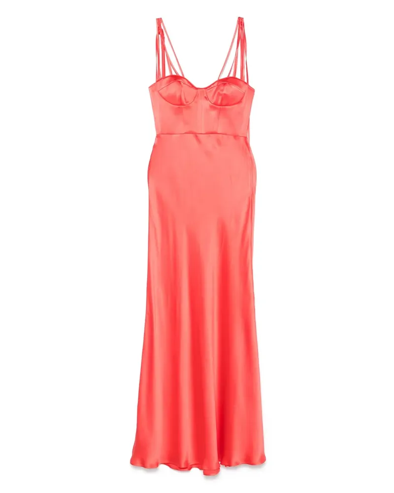 Pinko Occhione Maxikleid - Rosa Rosa