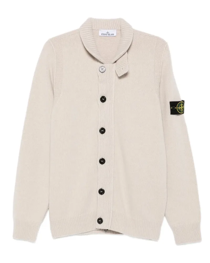 Stone Island Cardigan mit aufgesetzter Tasche - Nude Nude