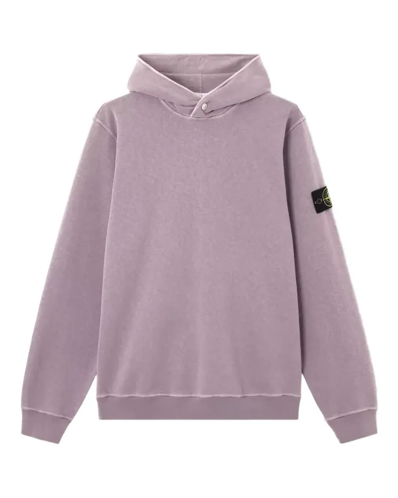 Stone Island Malfilé fleece hoodie - Violett Violett