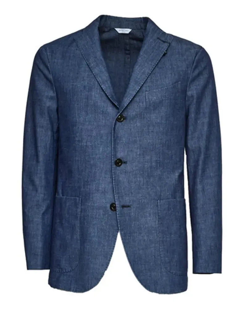 Boglioli buttoned blazer - Blau Blau